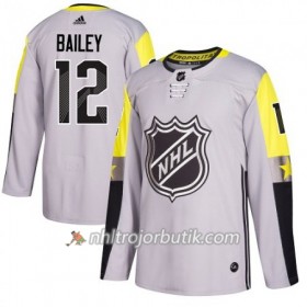 New York Islanders Tröja Josh Bailey 12 2018 NHL All-Star Metro Division Adidas Grå Authentic